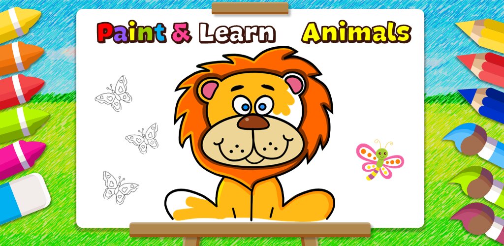 Paint & Learn Animals